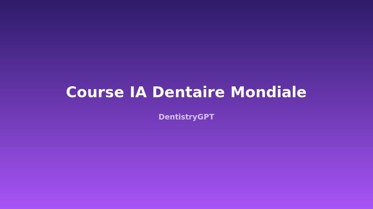 IA Dentaire : France vs États-Unis et Japon - Positionnement 2025