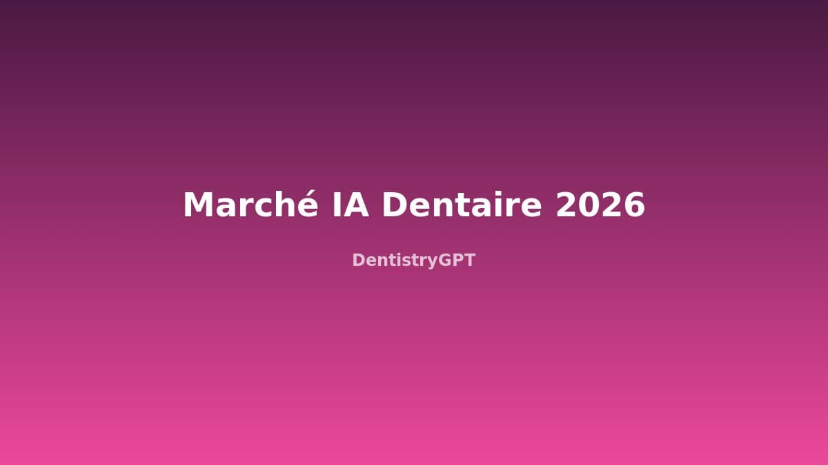 IA Dentaire 2026 : Panorama des Solutions pour Cabinets
