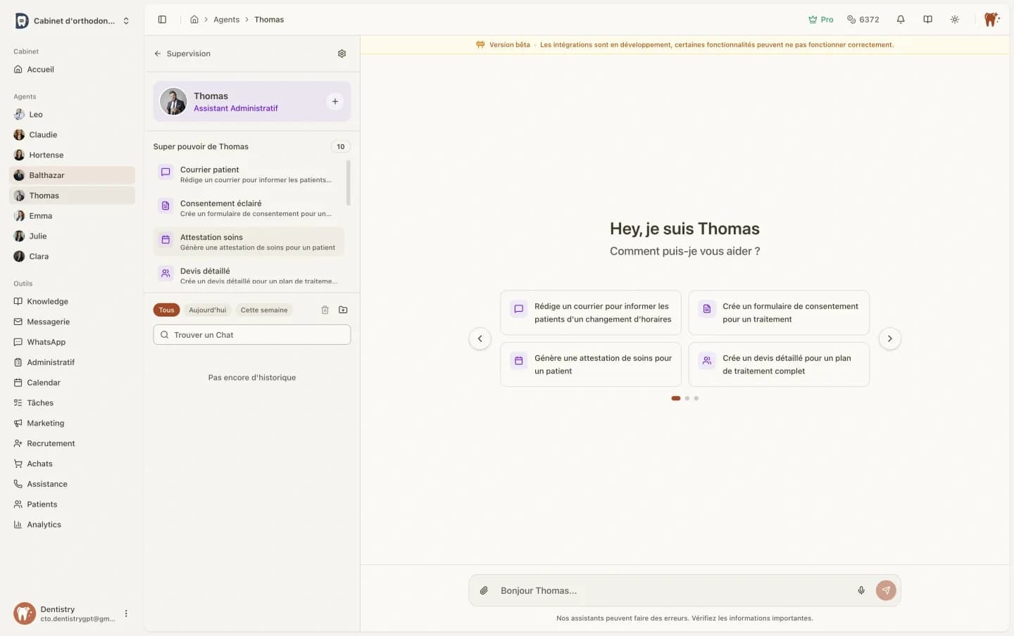Thomas - Administratif & documents